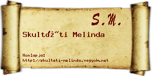 Skultéti Melinda névjegykártya